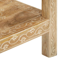 Berkfield Console Table 80X35X74 Cm Solid Mango Wood - thumbnail 5