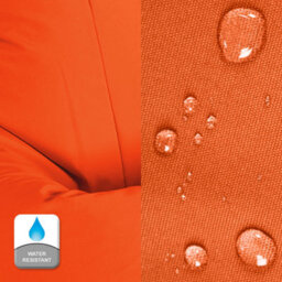Beautiful Beanbags Kids Highback Beanbag Indoor Or Outdoor Bean Bag For Children Ready Filled - Orange - thumbnail 2