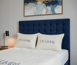 DS Living Casia Dark Blue Drawer Bed - Divan Bed Frame - thumbnail 3