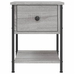 Berkfield Bedside Tables 2 Pcs Grey Sonoma 34X35.5X45 Cm Engineered Wood - thumbnail 7