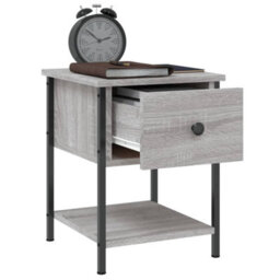 Berkfield Bedside Tables 2 Pcs Grey Sonoma 34X35.5X45 Cm Engineered Wood - thumbnail 5