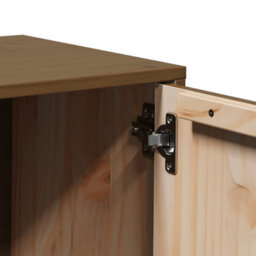 Berkfield Stylish Tv Cabinet Honey Brown 80X34X40 Cm Solid Wood Pine - thumbnail 8