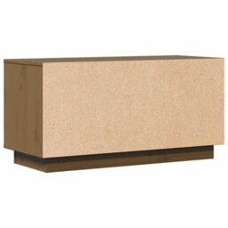 Berkfield Stylish Tv Cabinet Honey Brown 80X34X40 Cm Solid Wood Pine - thumbnail 7