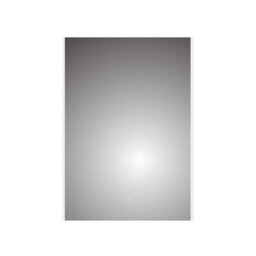 Ibathuk Nebula Wall Mounted Led Illuminated Bathroom Mirror With Touchless Sensor And Demister Pad With White Lights, 450 X 600mm