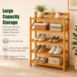 5-50 Multi-Layer Shoe Shelf Large Footwear Storage For Bedroom Hallway Indoor Use - thumbnail 3