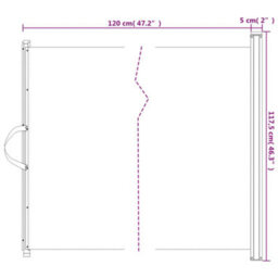 Walplus Retractable Pet Gate Black 117.5X125 Cm - thumbnail 9