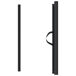 Walplus Retractable Pet Gate Black 117.5X125 Cm - thumbnail 4