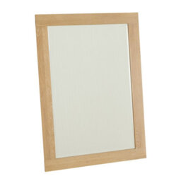The Furniture Market Cheshire Whitewash Oak Large Wall Mirror Solid Oak Frame W 1080 X H780 X D 20mm - thumbnail 5