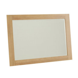 The Furniture Market Cheshire Whitewash Oak Large Wall Mirror Solid Oak Frame W 1080 X H780 X D 20mm - thumbnail 6
