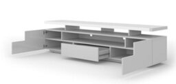 Arte Modern Eva Tv Cabinet In White With Led W1950mm X H510mm X D420mm - thumbnail 2