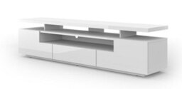 Arte Modern Eva Tv Cabinet In White With Led W1950mm X H510mm X D420mm