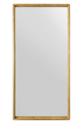 "Mirroroutlet The Naturalis - Solid Oak Rounded Corner Leaner / Wall Mirror 71"" X 35"" (180Cm X 90Cm) Scandinavian 'scandi' Inspired" - thumbnail 3