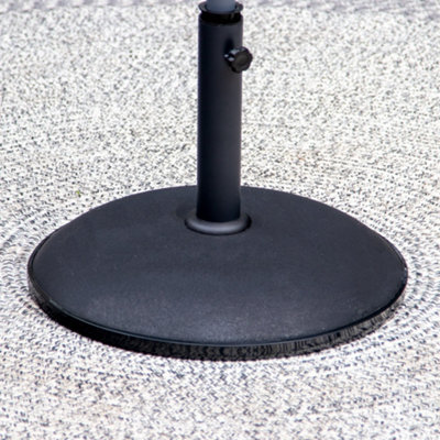 15Kg Concrete Parasol Base Black
