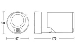 Steinel Spot One S Flood Light Motion Sensor Security Light Spotlight Incl. Gu10 Led - thumbnail 5
