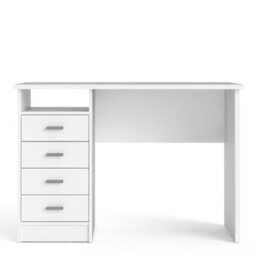 Furniture To Go Function Plus Desk White 4 Drawers  (W) 110 X (H) 76 X (D) 48.5Cm - thumbnail 3