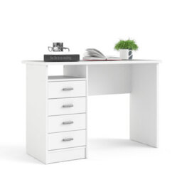 Furniture To Go Function Plus Desk White 4 Drawers  (W) 110 X (H) 76 X (D) 48.5Cm - thumbnail 6