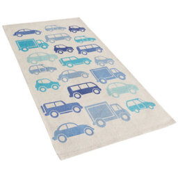 Beliani Kids Rug Maduraj Blue 60 X 90 Cm Cotton - thumbnail 4