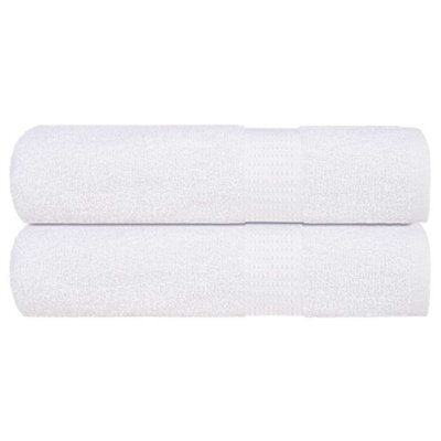 Berkfield Shower Towels 2 Pcs White 70X140 Cm 360 Gsm 100% Cotton - image 1