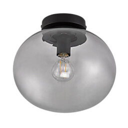 Nordlux Alton Glass Ceiling Light Hand Blown Black,mains - thumbnail 2
