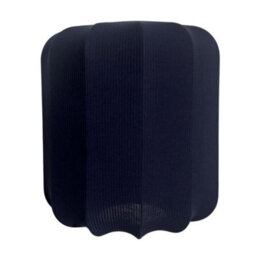 CGC Lighting Cgc Lila Navy Cylinder Ribbed Stretch Cotton Fabric Lampshade - thumbnail 6