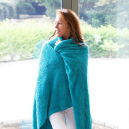 Snug Rug Blanket Luxury Sherpa Fleece Sofa Tv Throw Gift Blankets 127X178Cm - Teal - thumbnail 2