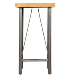 Berkfield Bar Set 3 Pieces Solid Reclaimed Teak - thumbnail 3