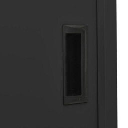 Berkfield Office Cabinet With Sliding Door Anthracite 90X40X180 Cm Steel - thumbnail 7