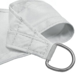 Kookaburra 2M Square Waterproof Polar White Garden Patio Sun Shade Sail Canopy 98% Uv Block With Free Rope - thumbnail 3