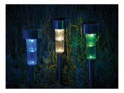 Luxform Solar Fuego Garden Spike Stainless Steel 24Pk - thumbnail 3
