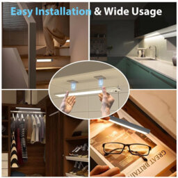 Usb Rechargeable Dimmable Cabinet Lamp, 20Cm, Motion-Activated With 54 Leds, 3-Piece Set - thumbnail 7