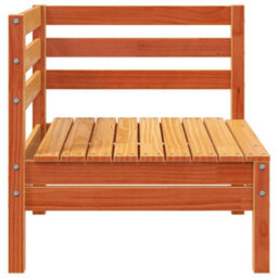 Berkfield Garden Sofa 4-Seater Wax Brown Solid Wood Pine - thumbnail 6