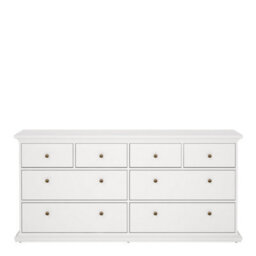 Furniture To Go Paris Chest Of 8 Drawers In White - thumbnail 2