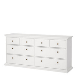 Furniture To Go Paris Chest Of 8 Drawers In White - thumbnail 3