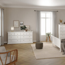 Furniture To Go Paris Chest Of 8 Drawers In White - thumbnail 6