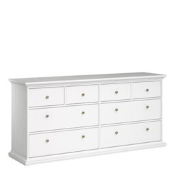 Furniture To Go Paris Chest Of 8 Drawers In White
