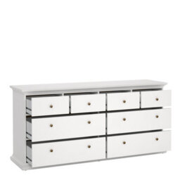 Furniture To Go Paris Chest Of 8 Drawers In White - thumbnail 5