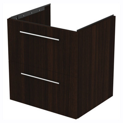 Ideal Standard I.life B Coffee Oak Effect Wall-Mounted Bathroom Vanity Unit (H) 630mm (W) 600mm - image 1