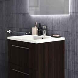 Ideal Standard I.life B Coffee Oak Effect Wall-Mounted Bathroom Vanity Unit (H) 630mm (W) 600mm - thumbnail 6