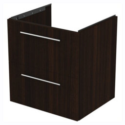 Ideal Standard I.life B Coffee Oak Effect Wall-Mounted Bathroom Vanity Unit (H) 630mm (W) 600mm