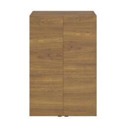 GoodHome Imandra Deep Matt Walnut Effect Bathroom Double Wall Cabinet (H)90Cm (W)60Cm - thumbnail 2