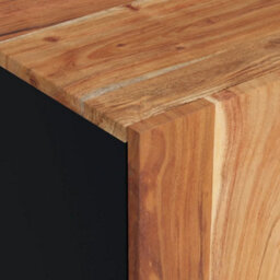 Berkfield Tv Cabinet 105X33.5X46 Cm Solid Wood Acacia&engineered Wood - thumbnail 8