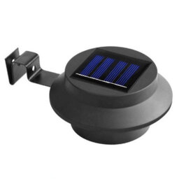 Taylor & Brown 6 X Solar Led Fence Gutter Lights, Super Bright, Weather-Resistant, No Wiring, Home & Garden Décor (Black) - thumbnail 2