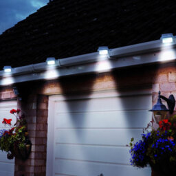 Taylor & Brown 6 X Solar Led Fence Gutter Lights, Super Bright, Weather-Resistant, No Wiring, Home & Garden Décor (Black) - thumbnail 6
