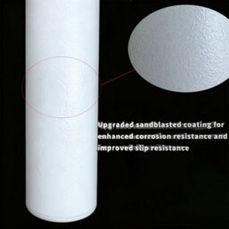 Adjustable Clothes Rod 1.1-3.1M White No-Drill - thumbnail 3