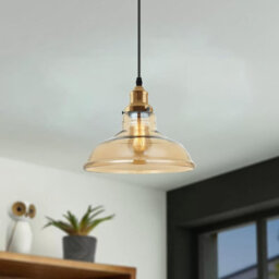 Glass Lamp Shade Pendant Light  Ceiling Light Shade For Pendant Lighting, Decorative Hanging Lamp Shades  28Cm(D) - thumbnail 4