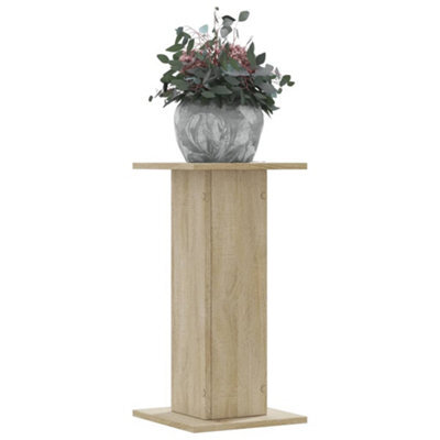 Walplus Plant Stands 2 Pcs Sonoma Oak 30X30X60 Cm Engineered Wood - image 1