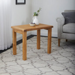 Zelah Oak Nest Of Tables - Set Of 3 By Roseland Furniture - thumbnail 9