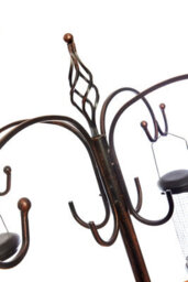 Ruddings Wood Metal Wild Bird Feeding Station Complete With 4 Bird Feeders Bronze Effect Finish - thumbnail 3