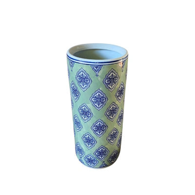 Four Candle Green And White Diamond Print - image 1