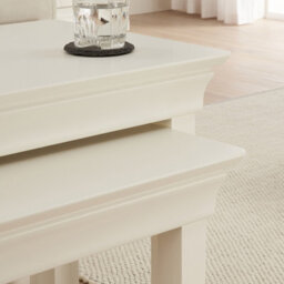 The Furniture Market Wilmslow White Painted Nest Of 2 Tables - thumbnail 6